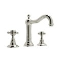 Rohl Italian Bath Acqui Widespread Lavatory Faucet In Polished Nickel A1409XMPN-2